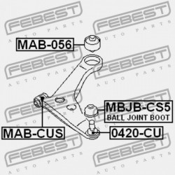 ELSŐ LENGŐKAR PERSELY ELÖL MITSUBISHI LANCER,LANCER CEDIA CS,CT 2000.03-2009.08 JPN MR961391