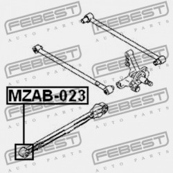 HÁTSÓ NYAKRÚD PERSELY MAZDA 626 GF 1997-1999 EU GE4T-28-250B