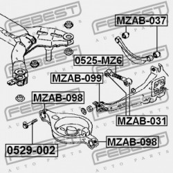 HÁTSÓ VEZÉRLŐKAR PERSELY MAZDA 6 WAGON GY 2002-2005 EU GP9A-28-450