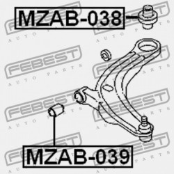 ELSŐ LENGŐKAR HÁTSÓ PERSELY MAZDA MPV LW 1999-2003 JP LC62-34-460B