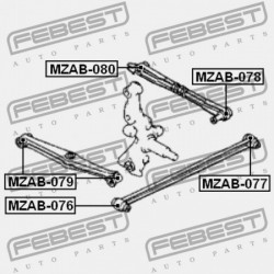 HÁTSÓ LENGŐKAR PERSELY MAZDA FAMILIA BG 1989-1990 JP B455-28-620