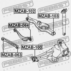 HÁTSÓ VEZÉRLŐKAR PERSELY MAZDA CX-7 ER 2007-2009 EU EH46-28-200