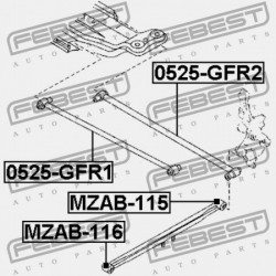 HÁTSÓ NYAKRÚD PERSELY MAZDA FAMILIA BJ 1998-2000 JP BL8D-28-200B