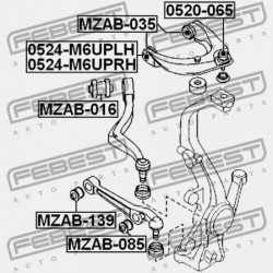 ELSŐ ALSÓ LENGŐKAR PERSELY MAZDA 6 WAGON GY 2002-2005 EU GR1A-34-470