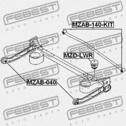 HÁTSÓ NYAKRÚD PERSELY MAZDA MPV LW 1999-2003 JP LD47-28-650