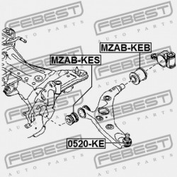 ELSŐ VEZÉRLŐKAR PERSELY ELÜLSŐ MAZDA CX-5 KE 2011-2012 EU KD35-34-470C