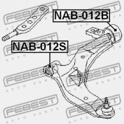 ELSŐ LENGŐKAR HÁTSÓ PERSELY NISSAN ALMERA TINO V10M 2000.05-2005.11 ER 54500-4U201