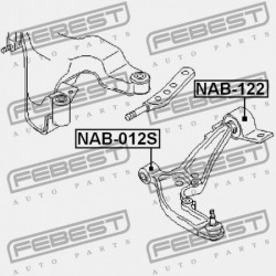 ELSŐ VEZÉRLŐKAR PERSELY ELÜLSŐ NISSAN ALMERA TINO V10M 2000.05-2005.11 ER 54501-BU000