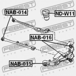 VEZÉRLŐKAR PERSELY HÁTSÓ KERESZTIRÁNYÚ NISSAN WINGROAD/AD Y11 1999.05-2008.10 JP 55110-WA002