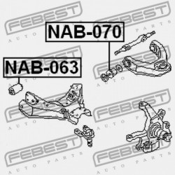 ELSŐ ALSÓ LENGŐKAR PERSELY NISSAN NISSAN TEHERAUTÓ D22 1997.02-2012.03 GL 54560-01G00