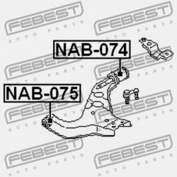 ELSŐ LENGŐKAR HÁTSÓ PERSELY NISSAN TERRANO R50 1995.09-2002.08 JP 54500-0W001