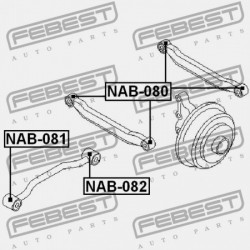 HÁTSÓ HOSSZIRÁNYÚ VEZÉRLŐKAR PERSELY NISSAN PRIMERA P10 1990.02-1995.08 JP 55111-63J10