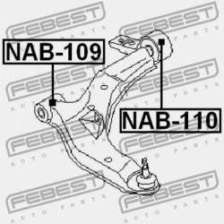 ELSŐ LENGŐKAR PERSELY ELÜLSŐ NISSAN PRIMERA P12E 2002.01-2007.05 EL 54500-AV606