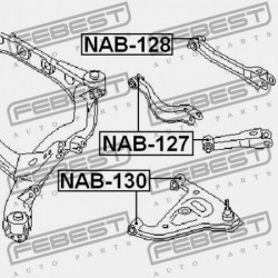HÁTSÓ VEZÉRLŐKAR PERSELY NISSAN STAGEA WC34 1996.09-2001.03 JP 55110-70T00