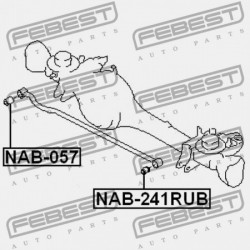 VEZÉRLŐKAR PERSELY HÁTSÓ KERESZTIRÁNYÚ NISSAN PATROL(GR) Y61 1997.10-2010.03 EL 54582-VC110