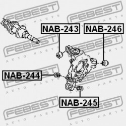 HÁTSÓ CSUKLÓPERSELY NISSAN 350Z Z33 2002.06-2008.10 US 55152-AR000