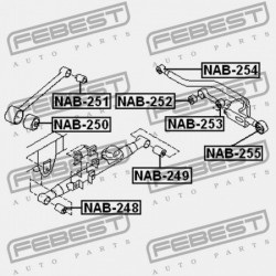HÁTSÓ NYERGES RÚD PERSELY NISSAN ELGRAND E50 1997.05-2002.05 JP 55152-VE000
