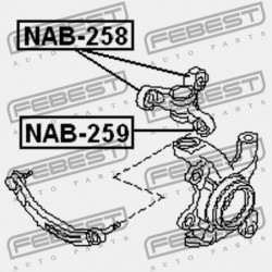 KORMÁNYCSUKLÓ PERSELY NISSAN PRIMERA P12E 2002.01-2007.05 EL 54591-AU000