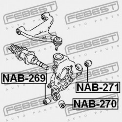 HÁTSÓ LENGŐKAR PERSELY NISSAN ELGRAND E51 2002.05-2010.08 JP 55148-WL000