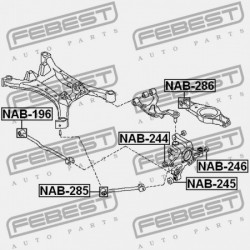 VEZÉRLŐKAR PERSELY HÁTSÓ KERESZTIRÁNYÚ VISSZAHÚZVA 551B0-3Z000