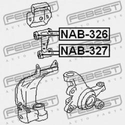 ELSŐ FELSŐ LENGŐKAR PERSELY NISSAN PRIMERA P11E 1996.06-2002.01 EL 54524-2F000