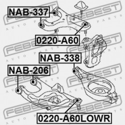 HÁTSÓ ALSÓ LENGŐKAR PERSELY NISSAN QX80/QX56 Z62 2010.03- GL 551B0-1LA0A