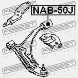 ELSŐ LENGŐKAR HÁTSÓ PERSELY NISSAN PRIMERA P10E 1990.06-1996.06 EL 54500-86J00