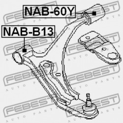 HÁTSÓ LENGŐKAR PERSELY ELÖL NISSAN PULSAR N14 1990.08-1995.01 JP 54500-52Y70