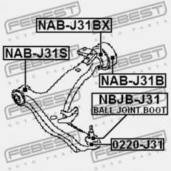 ELSŐ LENGŐKAR PERSELY ELÜLSŐ NISSAN TEANA J31 2006.04-2008.02 EL 54500-9W200