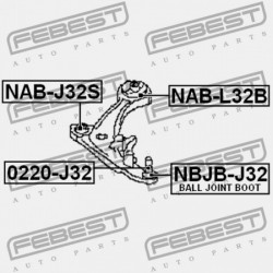 ELSŐ VEZÉRLŐKAR HÁTSÓ PERSELY (HIDR NISSAN MURANO Z51 2007.10-2014.08 CA 54500-JA00B