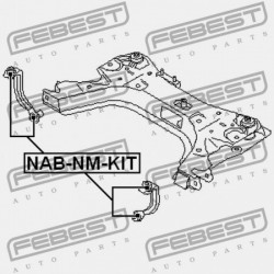 ELSŐ NYERGES RÚD PERSELY (KÉSZLET) NISSAN TIIDA JPN MÁRKA C11 2005.08-2012.06 GL 54524-BC01A