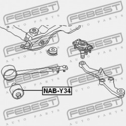 ELSŐ TORZIÓS RÚD PERSELY ( NISSAN CEDRIC/GLORIA Y34 1999.06-2004.10 JP 54476-5P500