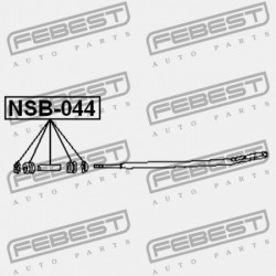 NYOMATÉKRÚD PERSELY KÉSZLET NISSAN TEHERAUTÓ D22 1997.02-2012.03 GL 54476-2TG0A
