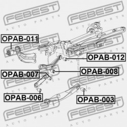 VEZÉRLŐKAR PERSELY HÁTSÓ KERESZTIRÁNYÚ KAR OPEL INSIGNIA 2009-2017 423046