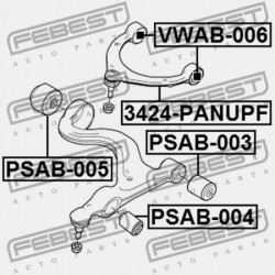 ELSŐ ALSÓ LENGŐKAR PERSELY PORSCHE PANAMERA 2009-2016 970.341.05304