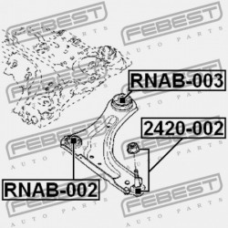 HÁTSÓ LENGŐKAR PERSELY ELÖL RENAULT LAGUNA III 2007-2015 545010010R