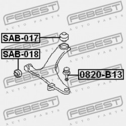 ELSŐ VEZÉRLŐKAR PERSELY ELÖL SUBARU IMPREZA G12 2007.03- JP 20204-AJ000