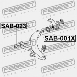 ELSŐ VEZÉRLŐKAR PERSELY ELÖL SUBARU IMPREZA G11 2000.02-2007.04 JP 20204-FE010