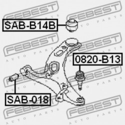 ELSŐ LENGŐKAR HÁTSÓ PERSELY SUBARU LEGACY B14 2009.02- JP 20204-AJ010