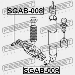 HÁTSÓ NYERGES RÚD PERSELY SSANG YONG REXTON 2001-2013 4552011000