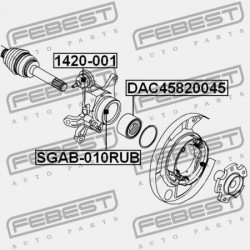HÁTSÓ CSUKLÓPERSELY SSANG YONG REXTON 2001-2013 4592109001