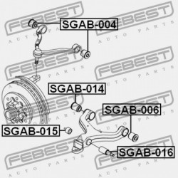 ELSŐ ALSÓ VEZÉRLŐKAR PERSELYE SSANG YONG REXTON 2001-2013 4455209002