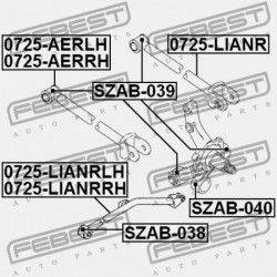 HÁTSÓ CSUKLÓPERSELY SUZUKI GRAND VITARA/ESCUDO SQ416/SQ420/SQ625 1998-2006 46110-54G70