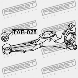 PERSELY HÁTSÓ ALSÓ HOSSZANTI IRÁNYÍTÓKAR TOYOTA RAV4 SXA1 1994.04-2000.05 JP 48725-42010