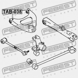VEZÉRLŐKAR PERSELY HÁTSÓ FELSŐ VISSZAVONT 48770-22010