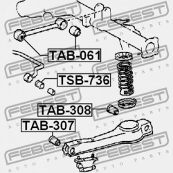 VEZÉRLŐKAR PERSELY HÁTSÓ TOYOTA HIACE FURGON,COMMUTER LH1,RZH10,11,125,135,15 1989.08-20 48770-26020