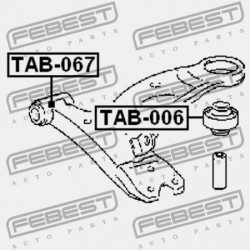 ELSŐ LENGŐKAR PERSELY ELÖL TOYOTA CALDINA AT191,CT19,ET196,ST19 1992.11-2002.06 JP 48069-20270
