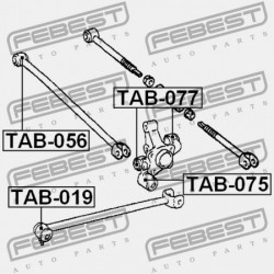 HÁTSÓ CSUKLÓPERSELY TOYOTA COROLLA AE10,CE10,EE10 1991.06-2002.06 JP 42304-05110