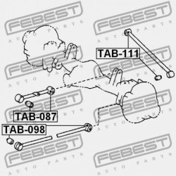 ELSŐ LENGŐKAR PERSELY HÁTSÓ TOYOTA LAND CRUISER FJ80,HDJ80,HZJ80,FZJ80 1990.01-2006.12 G 48702-60040
