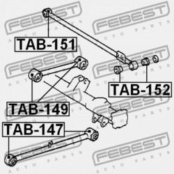 HÁTSÓ FELSŐ LENGŐKAR PERSELY TOYOTA HILUX KZN130,LN8,10,112,13,VZN130,YN8,10,130 1988.09- 48710-35010